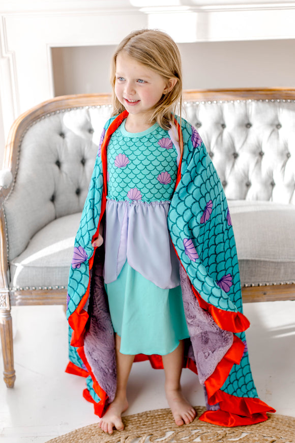 Ariel SET - Gown and Blanket