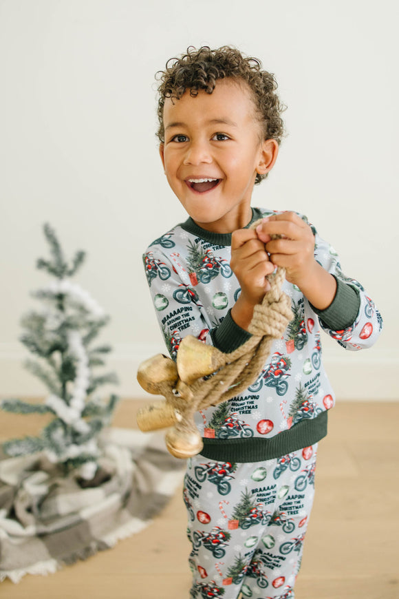 Braaaping around the Christmas Tree Pajamas