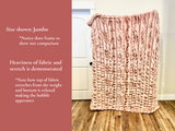 Desert Rose Bubble Blanket